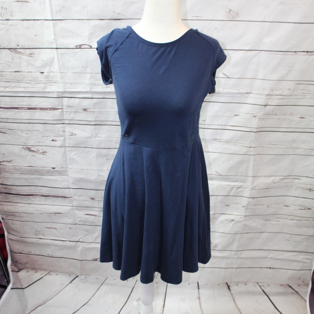 Hollister Lace Back Skater Dress